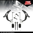 Front Lower Control Arm Ball Joint Tie Rod Sway Bar for Ford Explorer (2011–2017)