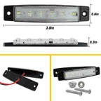 10pc White LED Underbody Rock Light for Jeep Truck ATV (12V)