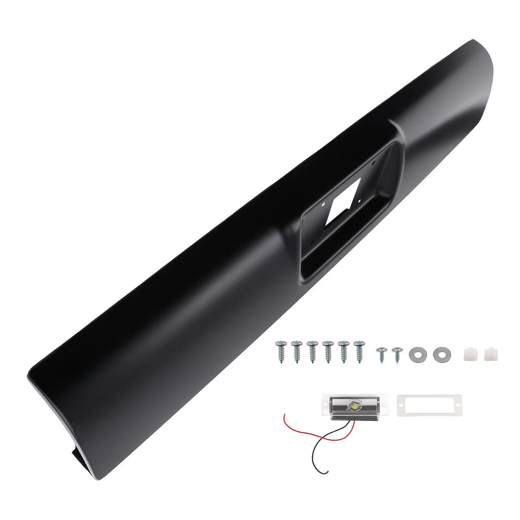 Black Rear Roll Pan for Chevrolet S10 (1994–2003) Steel Primed Screw-On