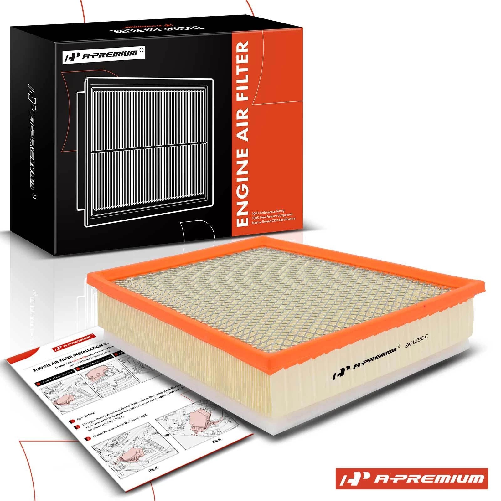 Engine Air Filter for Chevrolet Silverado 2500 HD GMC Sierra (2017–2019)