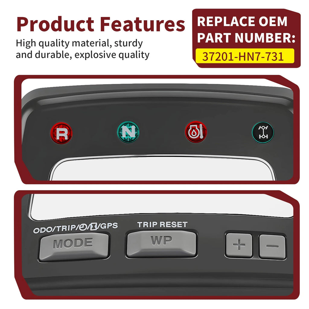 Upper Speedometer Cover Case for Honda Rancher 400 (2004–2007) 37201-HN7-731