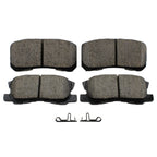 Set of 4 Akebono ProACT Rear Ceramic Brake Pads for Chrysler Dodge Jeep Mitsubishi