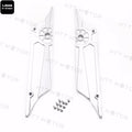 Chrome Aluminum Saddlebag Latch Kit Hinge Cover for Harley Touring (1993–2013)
