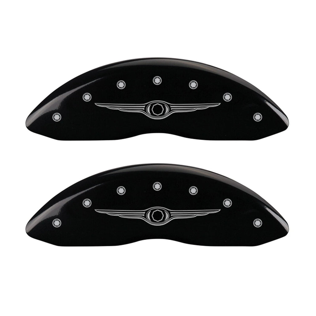 Set of 4 Gloss Black Wing Caliper Covers for 2005–2006 Chrysler Crossfire