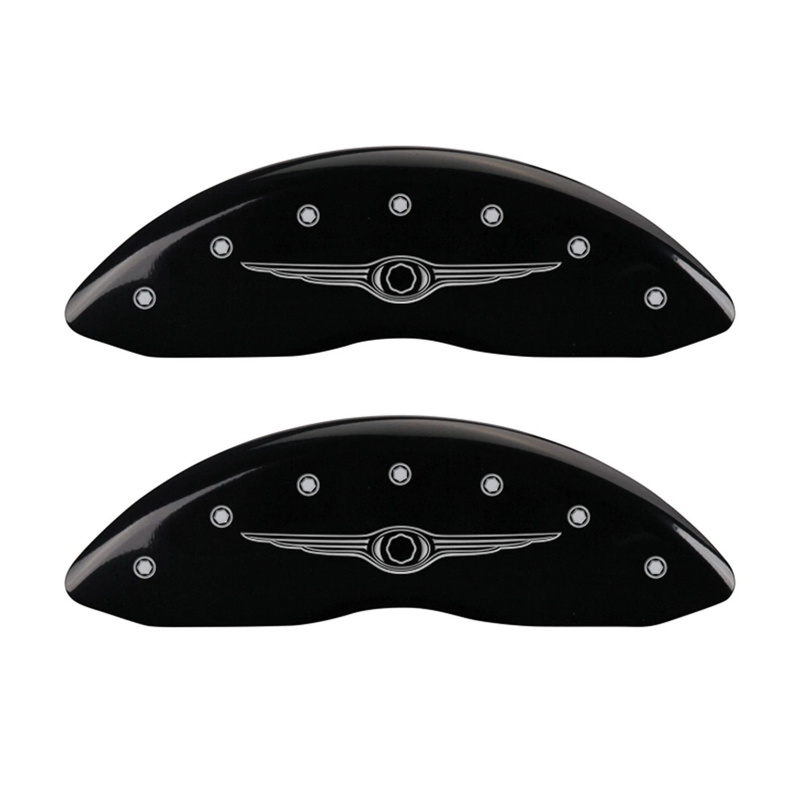 Set of 4 Gloss Black Wing Caliper Covers for 2005–2006 Chrysler Crossfire