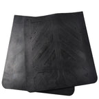 1 Pair Mud Flaps for Semi Truck Trailer (24"x 24", Heavy Duty, Black)