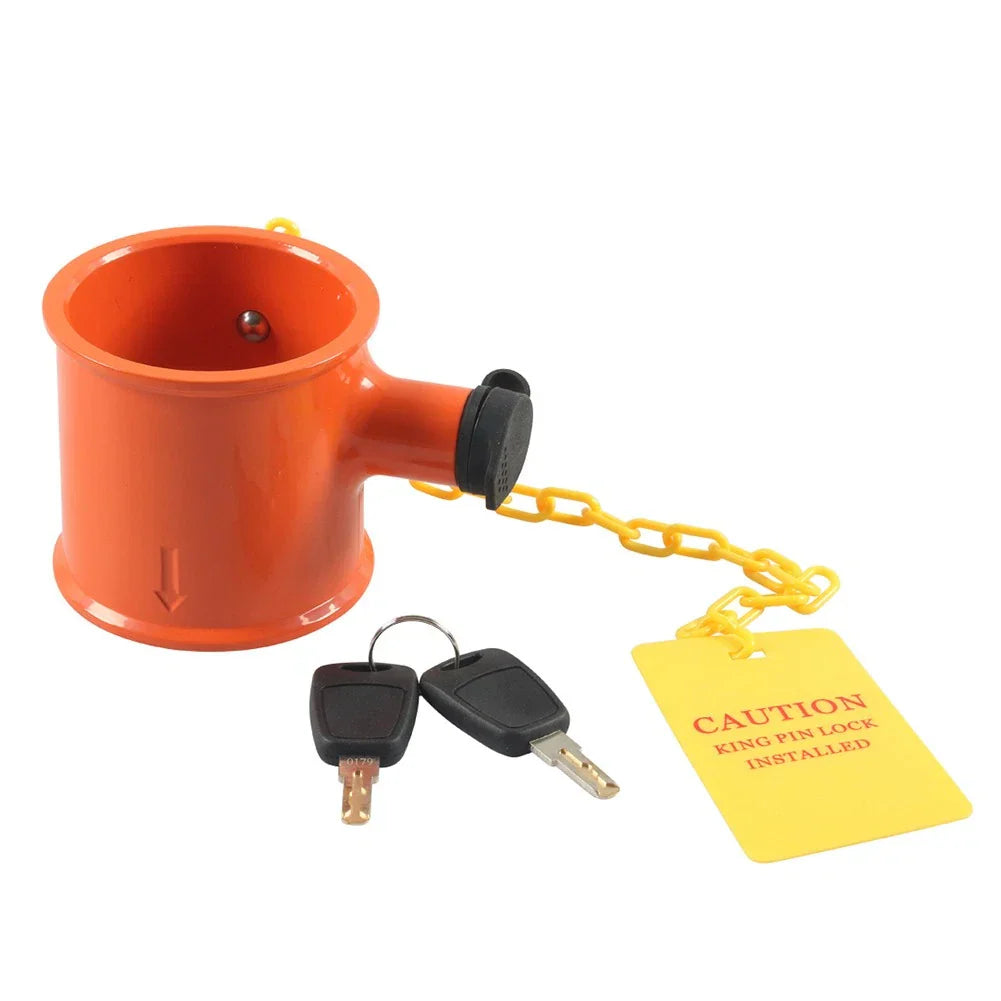 5th Wheel Anti Theft Pin Lock for Orange Trailer RV Camper