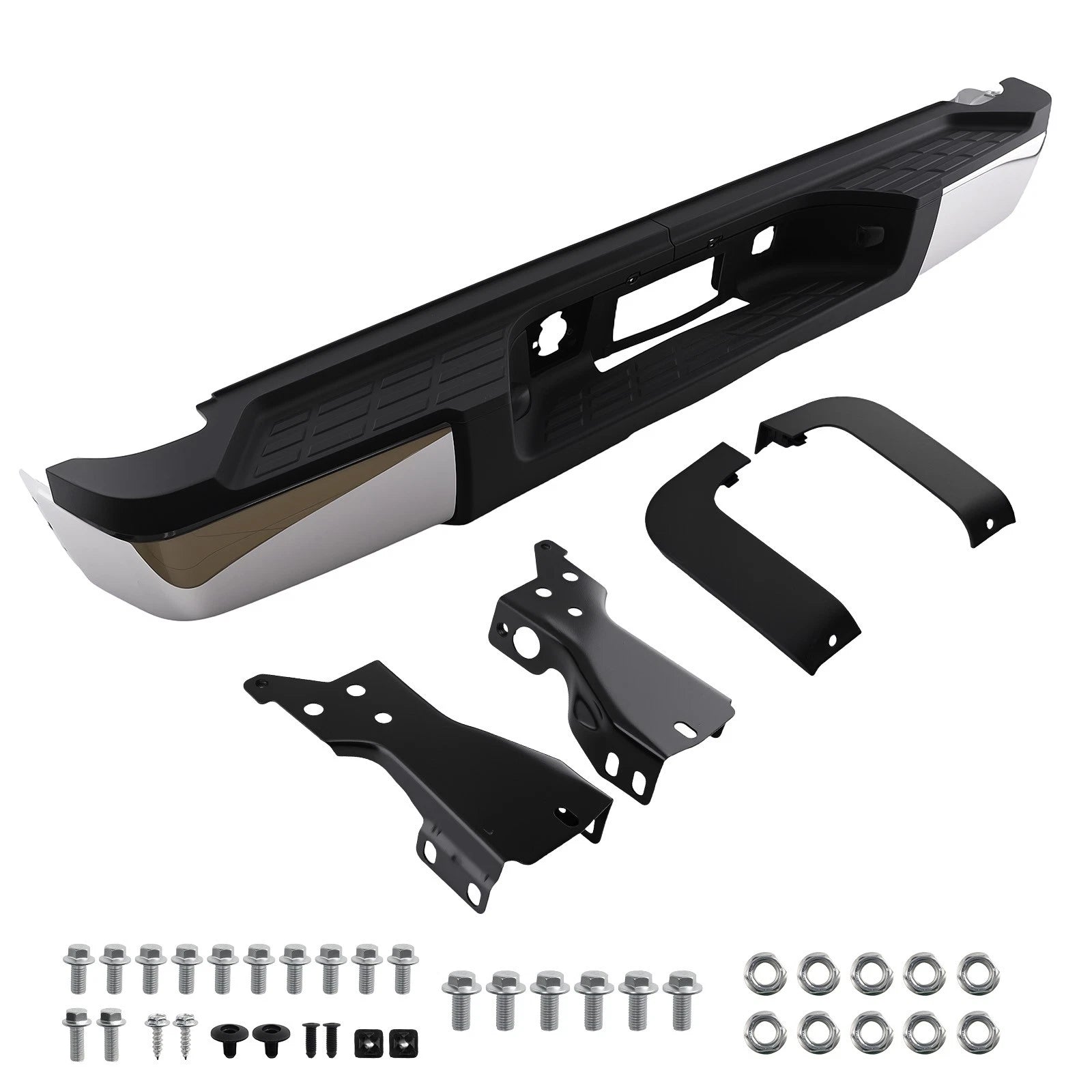 Rear Bumper Assembly for Chevy Silverado 3500 HD (2011-2013)