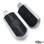 Chrome Skull Rubber Footpeg for Suzuki Intruder 1400/Boulevard S83 (1995–2008)
