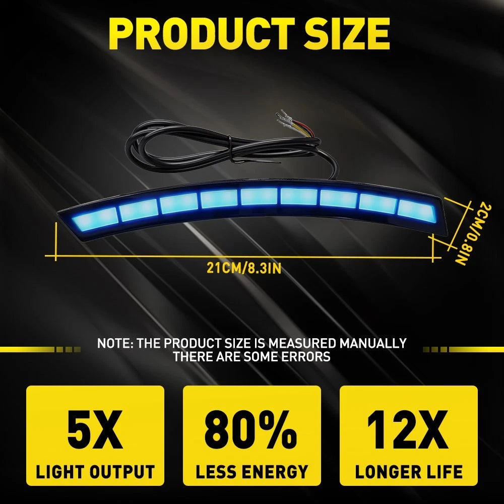 2Pcs Smoked Lens Side LED Daytime Running Light for Honda CR-V (2023–2024)
