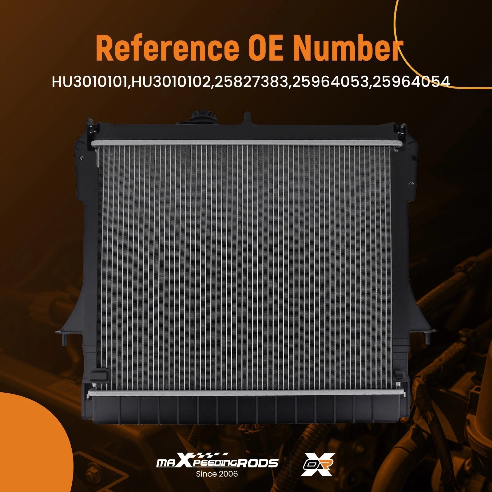 Coolant Radiator for Chevrolet Colorado H3 (2009–2012)