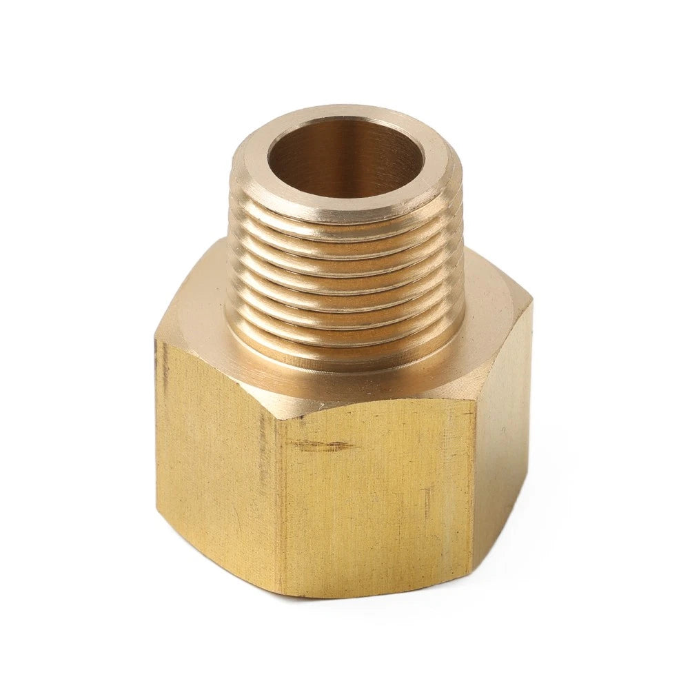 Brass Pipe Fitting Adapter 3/8" NPT Male x 1/2" NPT Female