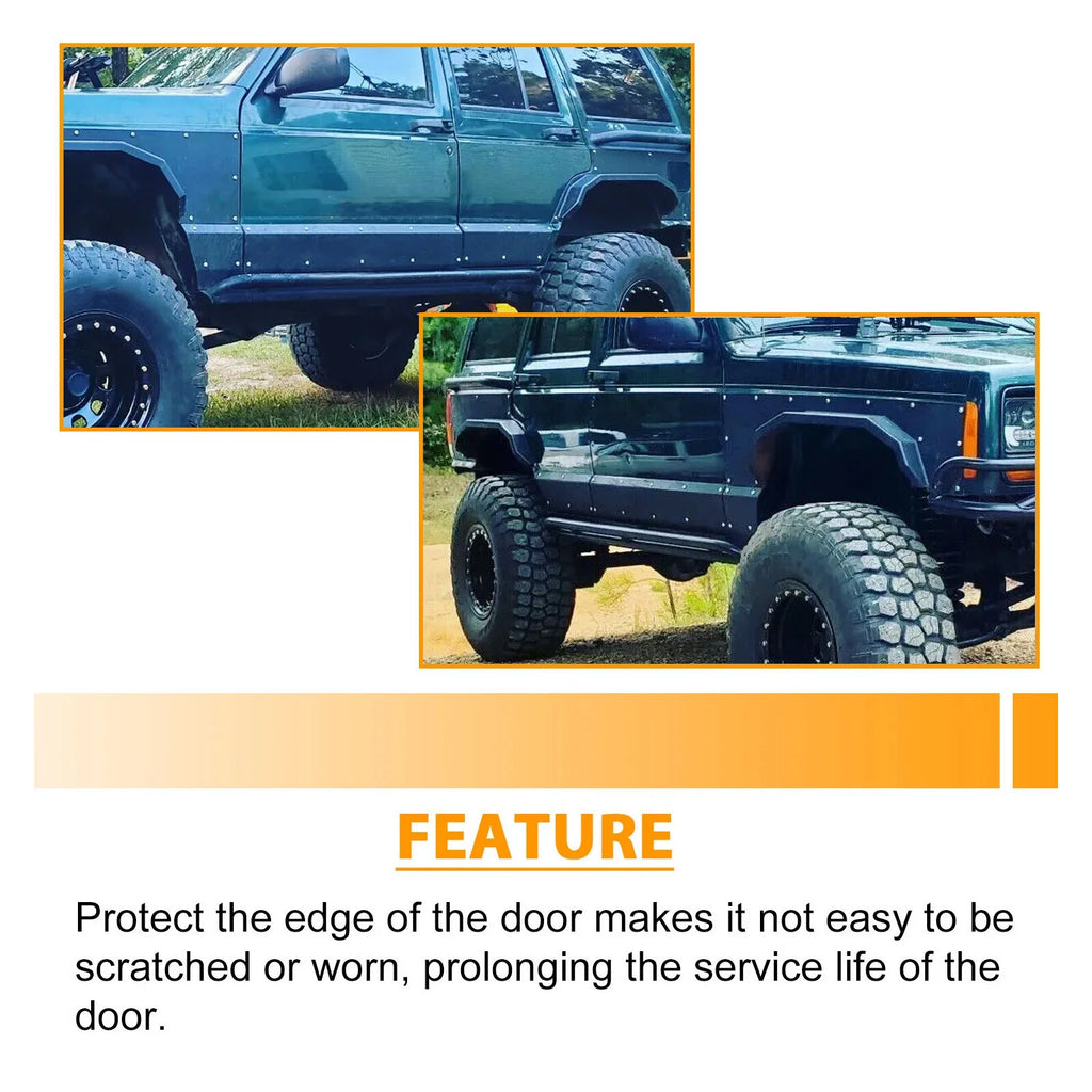 Lower Door Side Panel Armor for Jeep Cherokee XJ (1984–2001)