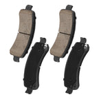 Ceramic Rear Brake Pads Set for Chevy Express 2500 GMC Savana 2500 (2003–2020)