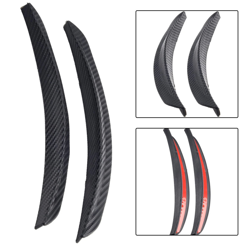 Protection Strip for Car Accessories (Carbon Fiber, Black)