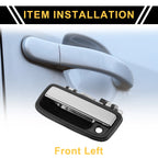 Front Left Exterior Door Handle for Toyota Tacoma (1995–2004) No. 6922035030