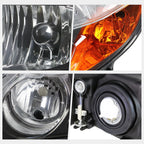 Headlight Assembly for Honda Civic Sedan (2006–2011) - Black Housing, Amber Signal