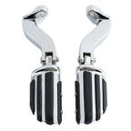 Chrome Rear Passenger Footpeg Mount for Harley Touring (1993–2024)