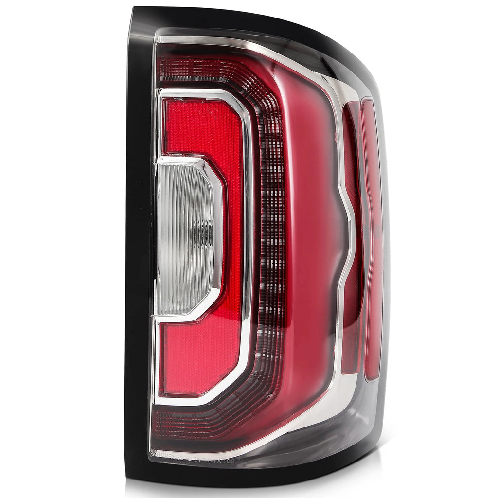 LED Tail Lights Pair for GMC Sierra 1500 (2016–2018) w/ Bulb & Accent Light