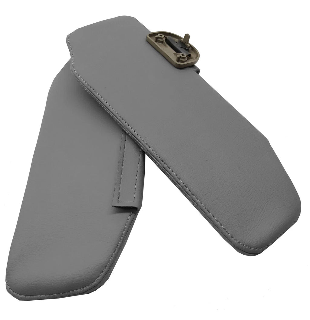 Sunvisors Extension Covers for Ford F250 F350 F450 (1999–2007) Med Flint Gray