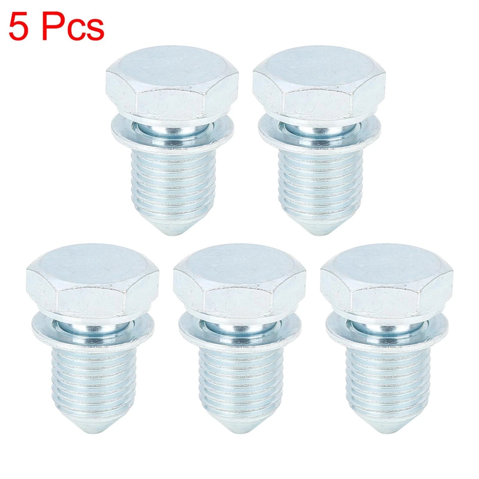 5pcs Engine Oil Drain Plug for Volkswagen Audi (2018–2019) N90813202