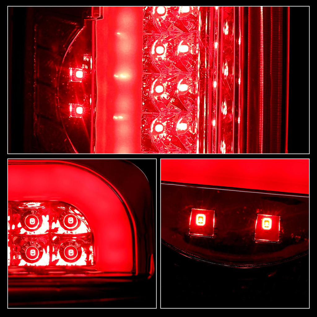 Set of 2 LED Tail Lights for Ford F150 F250 F350 Bronco (1990–1997)