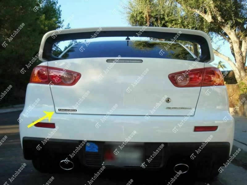 Metal Limited Edition Emblem Sticker for Car Trunk Fender Bumper (-)
