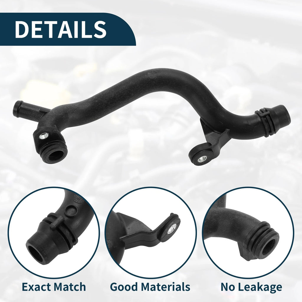 Coolant Connector Tube for Audi A4 Quattro 2.0L (2009–2016) No. 06H121065D