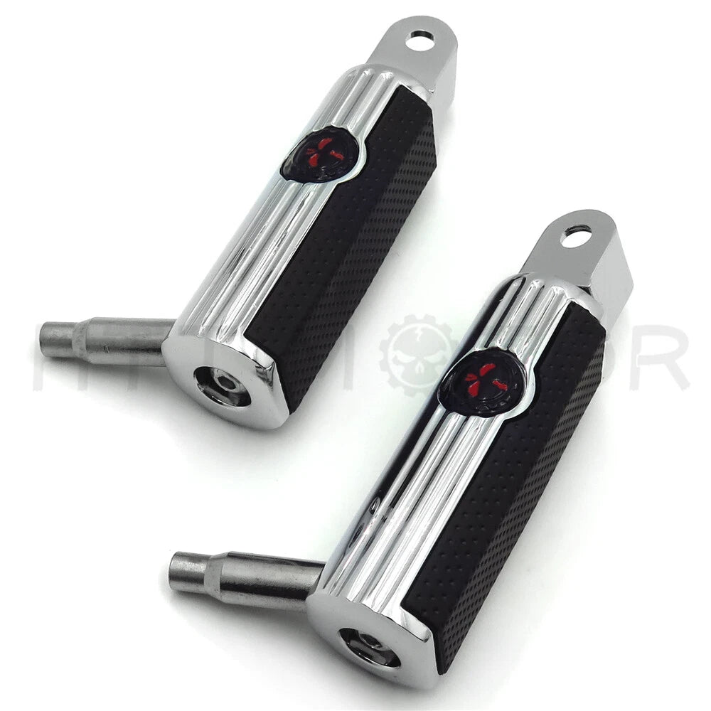 Skull Footpegs for Honda Stateline Shadow VLX VTX1300C VTX1800C VTX1800F (2010–2015)