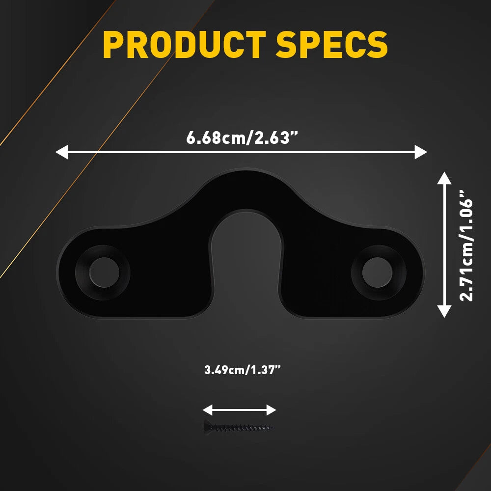 2Pcs Sun Visor Clips for Jeep Wrangler JK JL JT Gladiator (2018–Present)