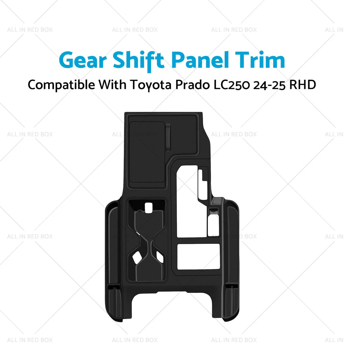 Silicone Rubber Gear Shift Panel Trim for Toyota Prado LC250 (2024–2025)