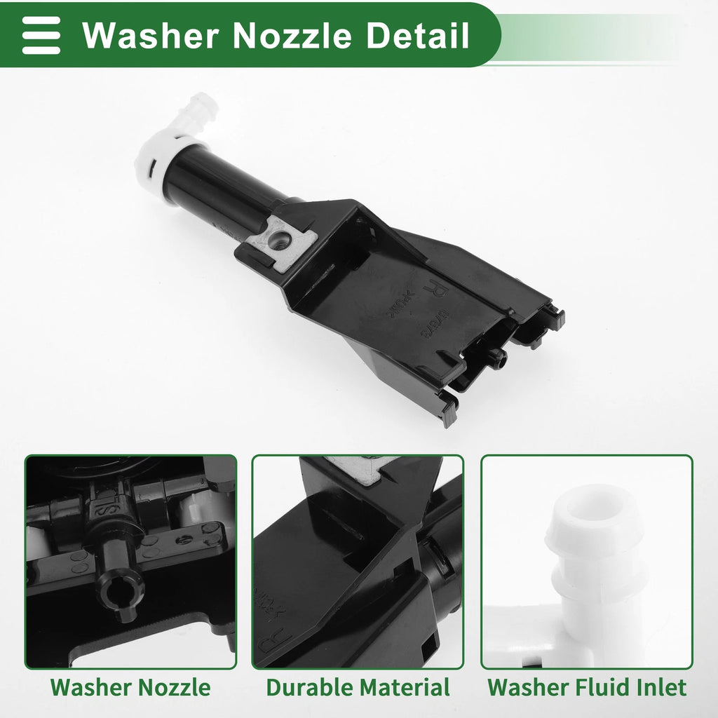 Front Passenger Side Headlight Washer Nozzle for Mitsubishi Pajero (No.MR339968)