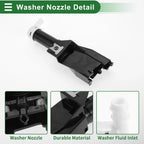 Front Passenger Side Headlight Washer Nozzle for Mitsubishi Pajero (No.MR339968)