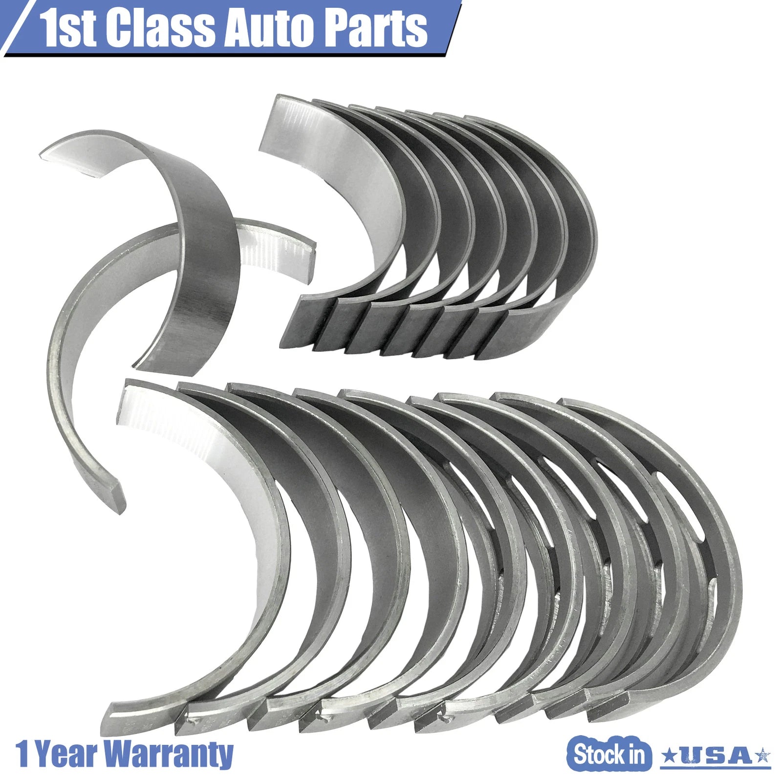 Set of 4 Crankshaft Main Shell & Connecting Rod Bearings for VW Eos Beetle Tiguan