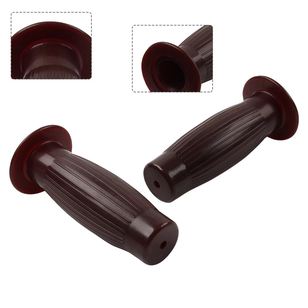 Universal 7/8" 1" Easy-Hold Hand Grips for Vintage Motorcycle (Universal)