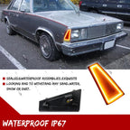 Smoke Amber LED Front Side Marker Light for Chevrolet El Camino Malibu (1980–1981)