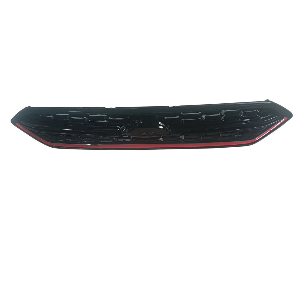 Front Bumper Grille for Subaru WRX/STI (2018–2021) Honeycomb with Red Trim