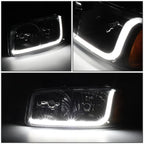 LED DRL Headlight Bumper Signal Lamps for Sierra 1500 2500 (1999–2007)