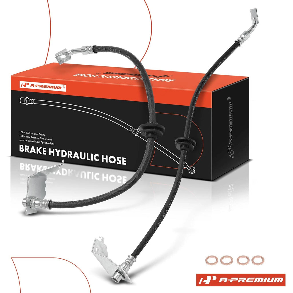 2x Front Brake Hydraulic Hose for Pontiac GTO (2004–2004)
