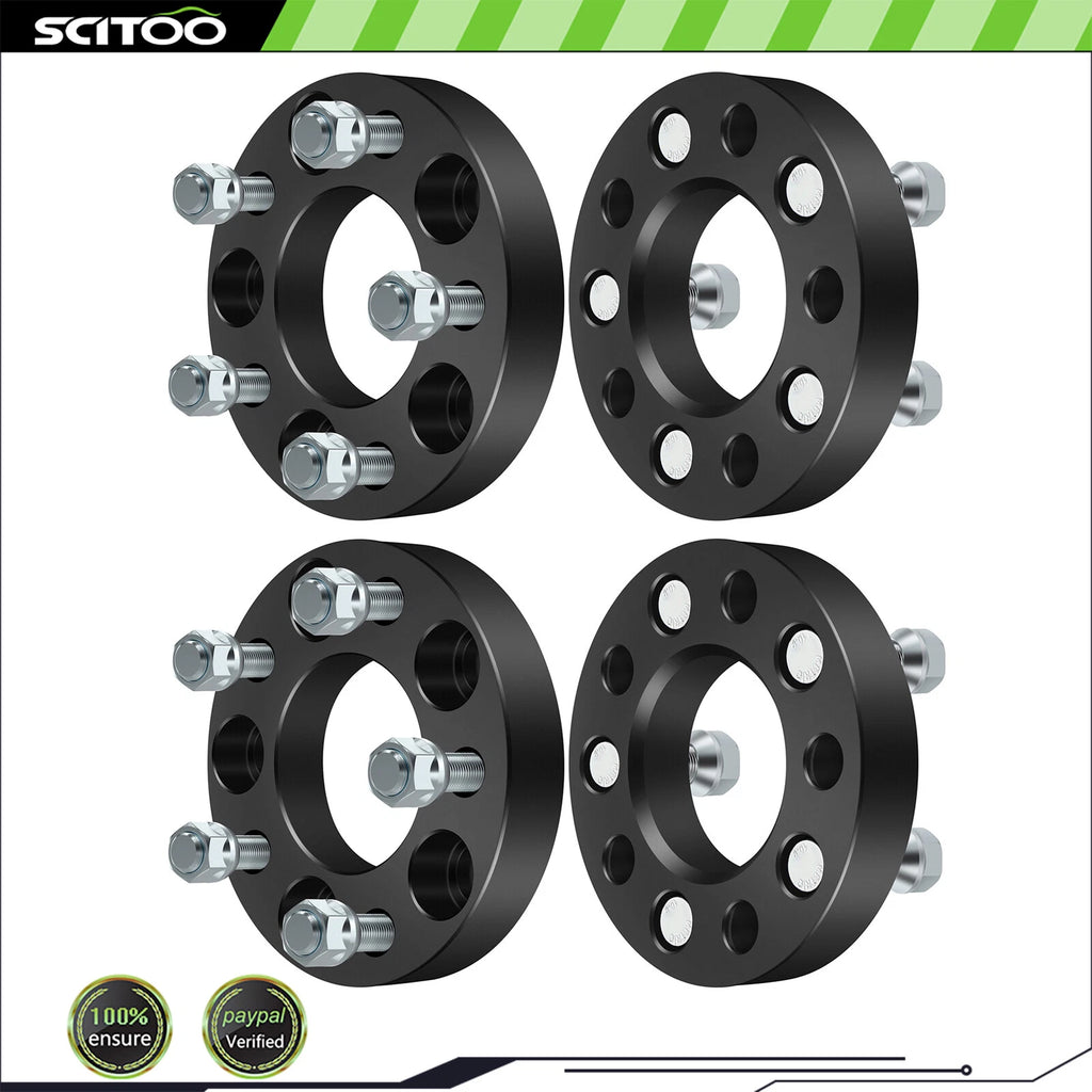 4X 1" Wheel Spacers 5x4.5 for Honda Accord (2003–2011) Acura TL (1999–2008)