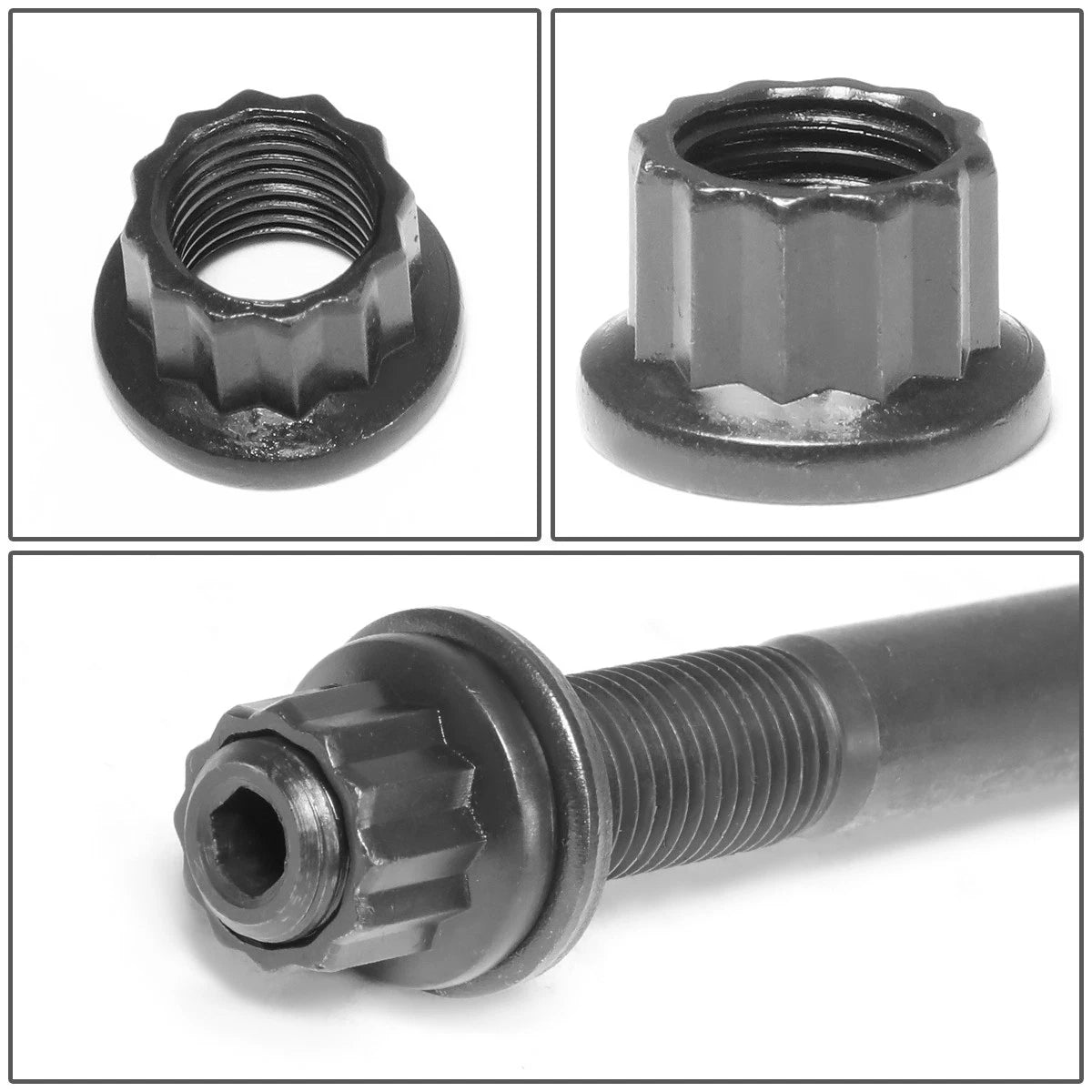 12-Point Cylinder Head Studs Assembly for Honda Accord/Prelude (1990–1996)