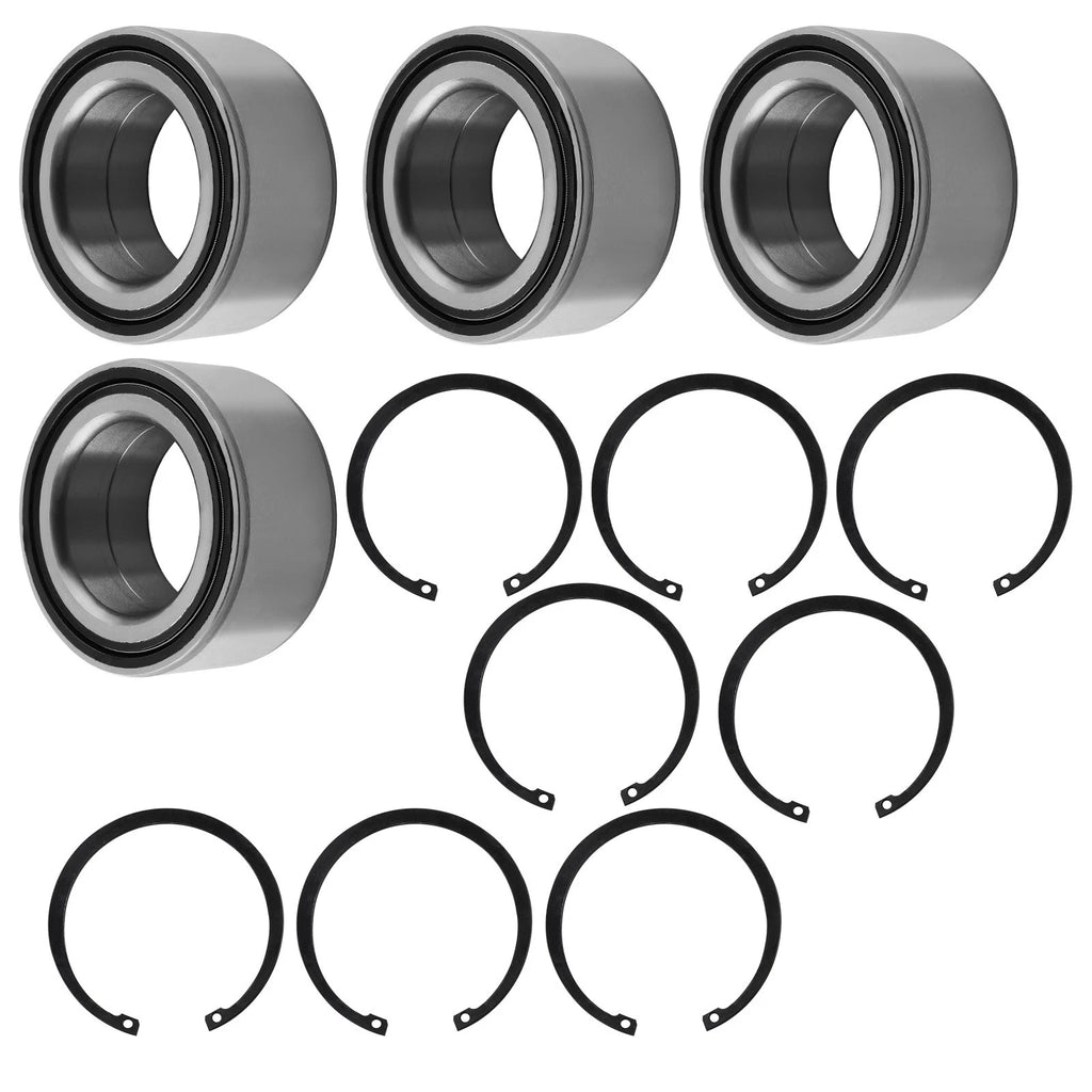 Front & Rear Wheel Bearings & Ring Clip for RZR S 1000 EPS (2016–2017) 3514822