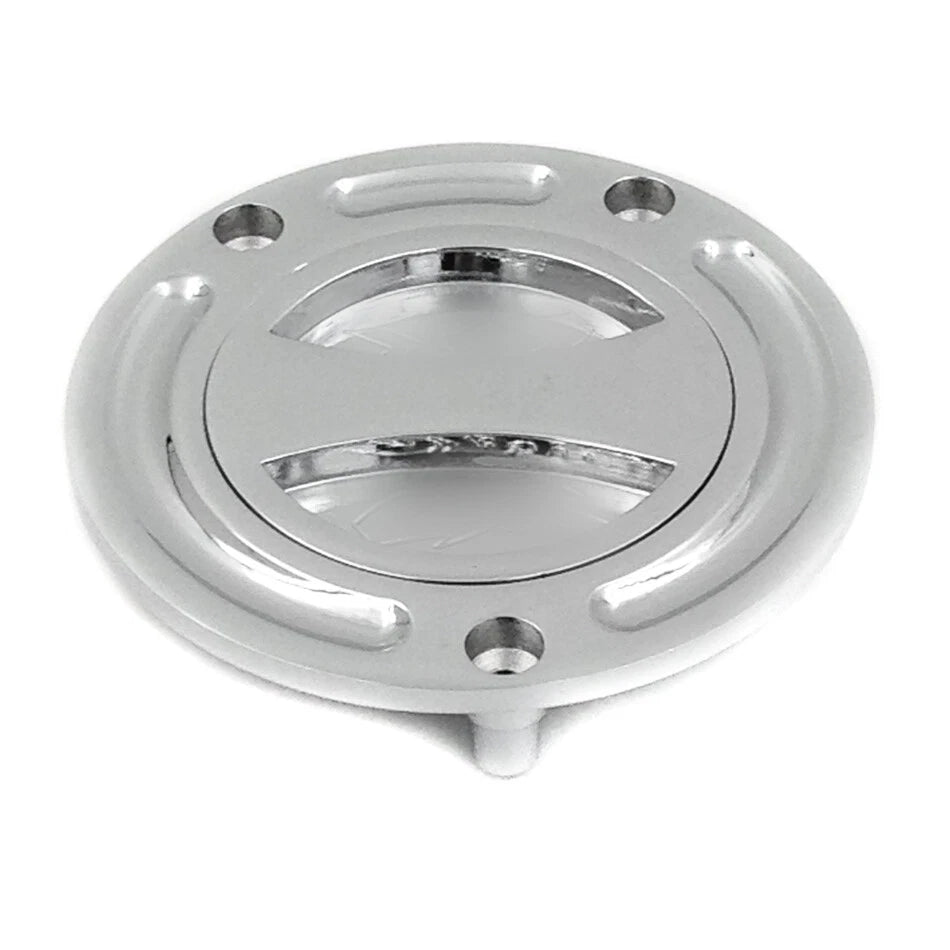 Chrome Keyless Gas Cap for Honda CBR 600 F2/F3/F4/F4i (1991–2006)