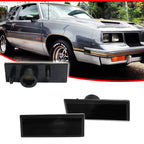 2X Smoke Side Marker Light Lens for Oldsmobile Cutlass 442 (1981–1988)