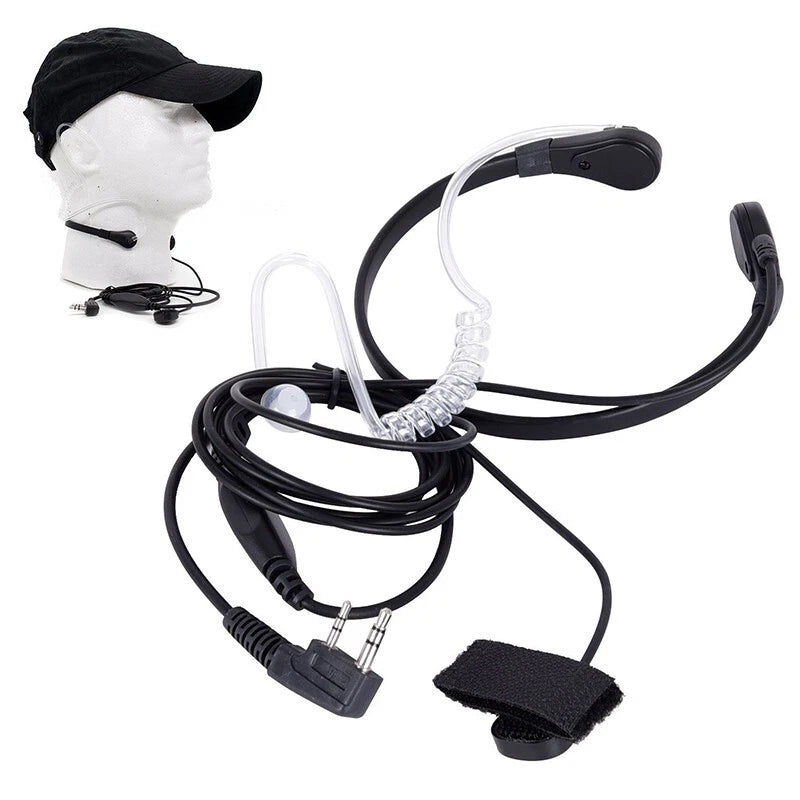 Throat Mic Earpiece Headset for Baofeng UV5R 888S Radio (2012–2023)