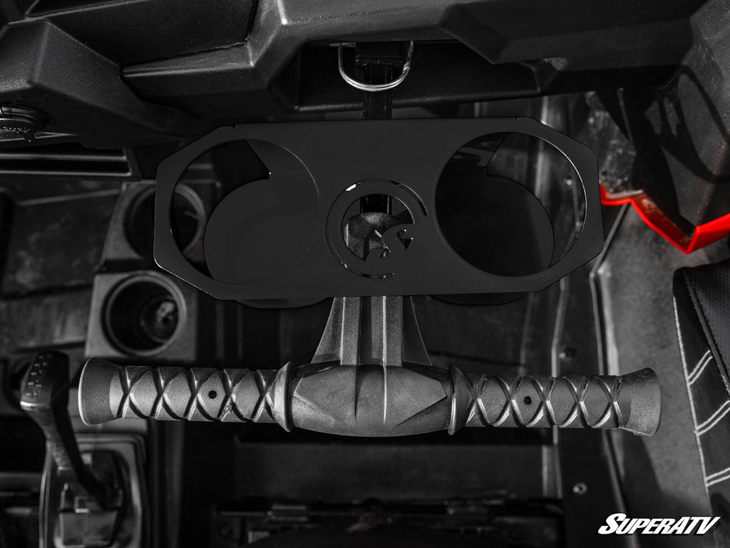 Grab Bar Cup Holder for Polaris RZR 900/1000 (See Fitment) - Black