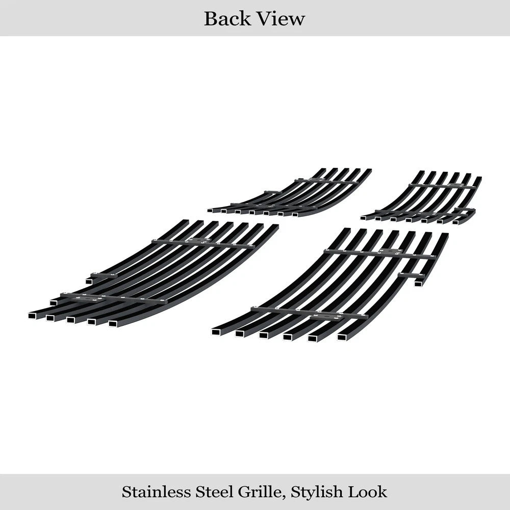 Upper Stainless Black Billet Grille for Dodge Durango (2004-2006)