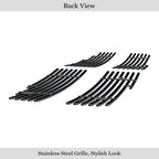 Upper Stainless Black Billet Grille for Dodge Durango (2004-2006)