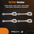 Set of 4 Engine Connecting Rods 23510-2B010 for Hyundai Kia Rio (2012–2016)