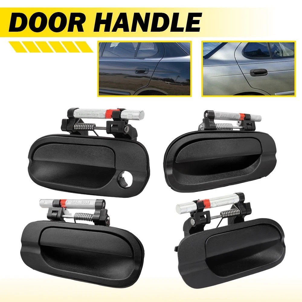 4PCS Exterior Door Handle for Nissan Sentra (2000–2006) LH/RH